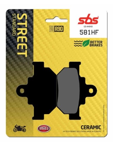 Pastilla de freno SBS P581-HF