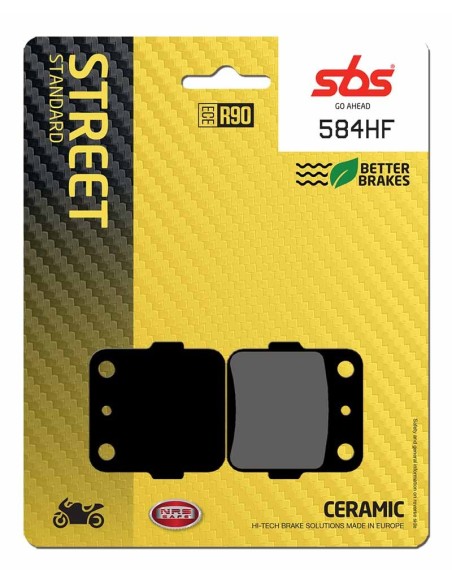Pastilla de freno SBS P584-HF