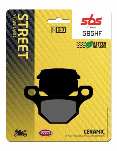 Pastilla de freno SBS P585-HF