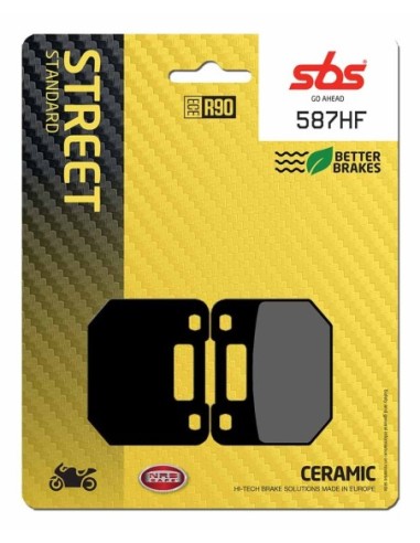 Pastilla de freno SBS P587-HF
