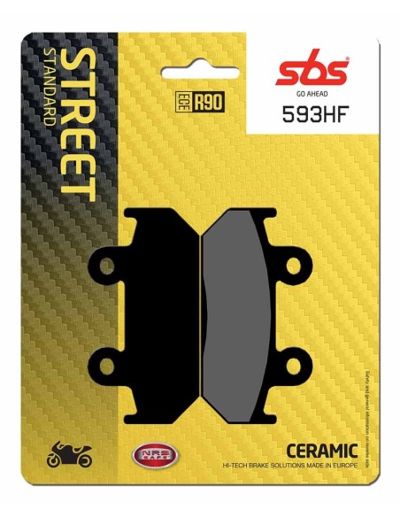 Pastilla de freno SBS P593-HF