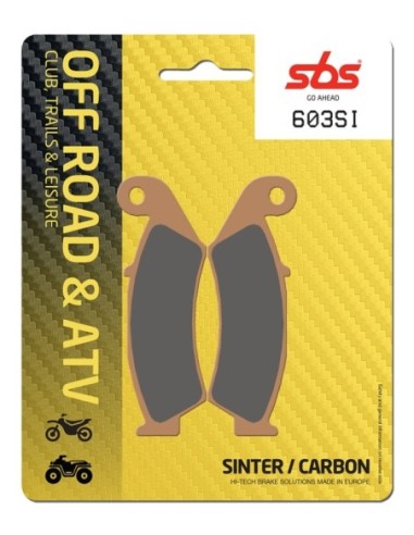 Pastilla de freno SBS P603-SI