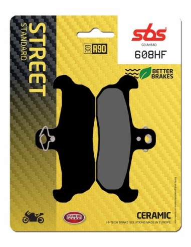 Pastilla de freno SBS P608-HF