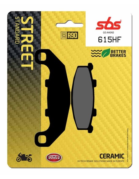 Pastilla de freno SBS P615-HF