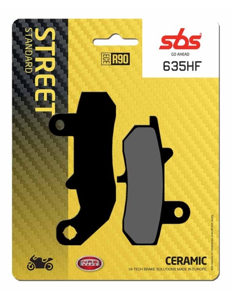 Pastilla de freno SBS P635-HF