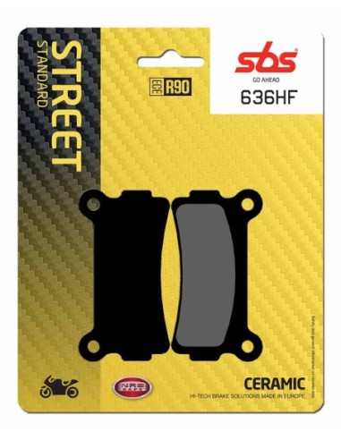 Pastilla de freno SBS P636-HF
