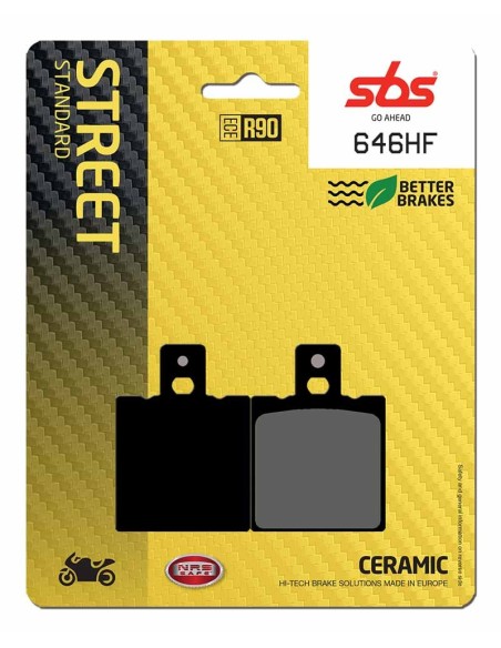Pastilla de freno SBS P646-HF