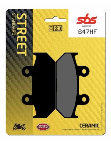 Pastilla de freno SBS P647-HF