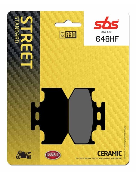 Pastilla de freno SBS P648-HF