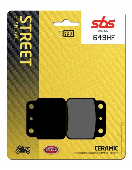 Pastilla de freno SBS P649-HF