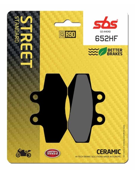 Pastilla de freno SBS P652-HF