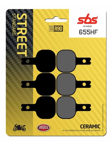 Pastilla de freno SBS P655-HF