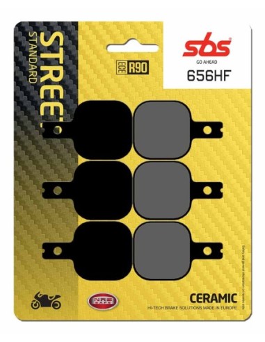 Pastilla de freno SBS P656-HF