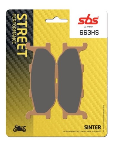 Pastilla de freno SBS P663-HS