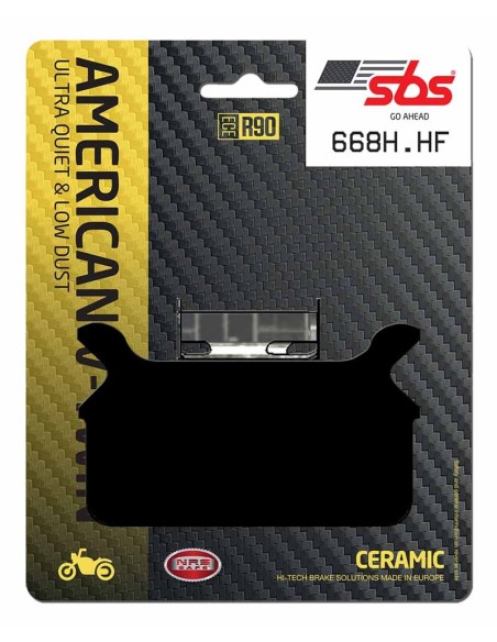 Pastilla de freno SBS P668-HF