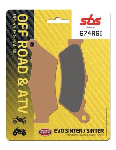 Pastilla de freno SBS P674-RSI