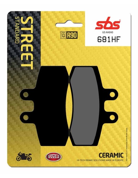 Pastilla de freno SBS P681-HF