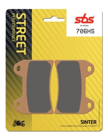Pastilla de freno SBS P706-HS