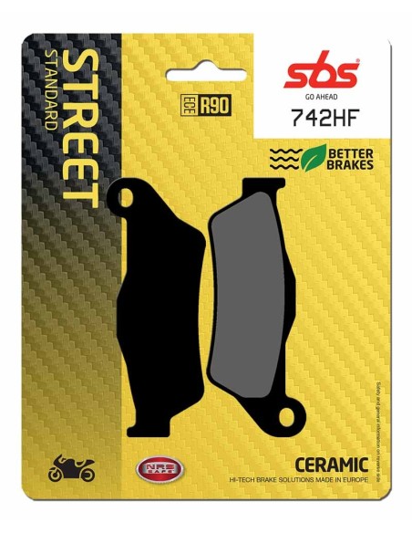 Pastilla de freno SBS P742-HF