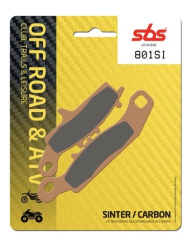 Pastilla de freno SBS P801-SI
