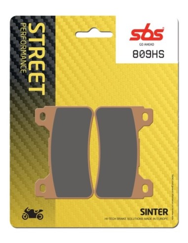 Pastilla de freno SBS P809-HS