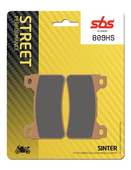Pastilla de freno SBS P809-HS