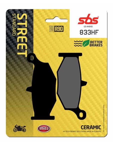 Pastilla de freno SBS P833-HF