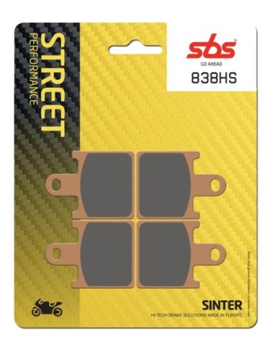 Pastilla de freno SBS P838-HS