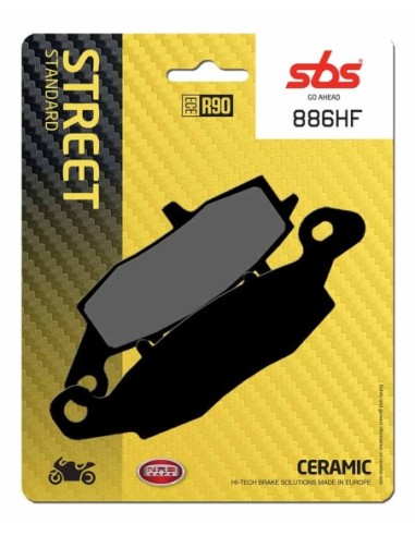 Pastilla de freno SBS P886-HF