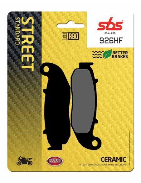 Pastilla de freno SBS P926-HF