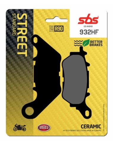 Pastilla de freno SBS P932-HF