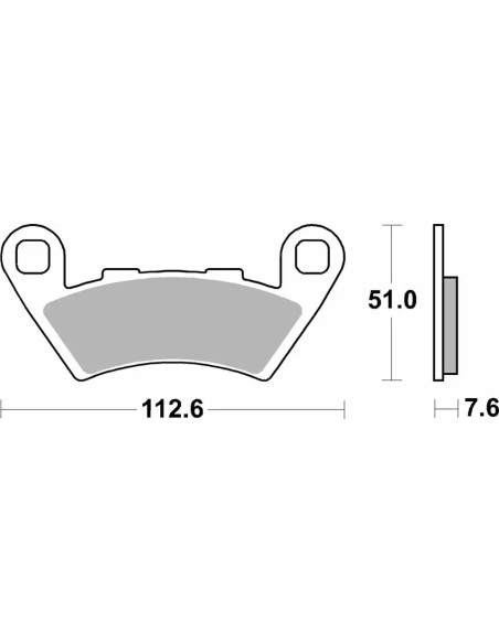 Pastilla de freno SBS P944-LS