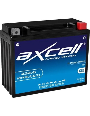 bateria moto axcell gel atx24hl bsa50 n18l aa2a3