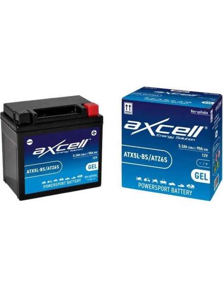 Batería moto Axcell GEL ATX5L-BSATZ6S