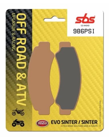Pastilla de freno SBS P986-PSI
