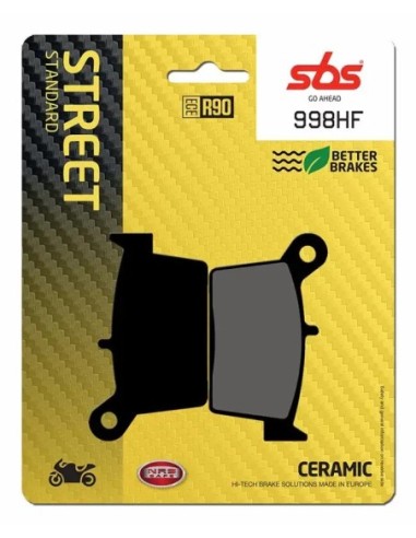 Pastilla de freno SBS P998-HF