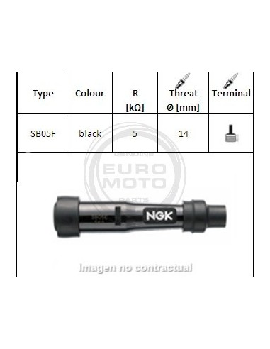 Pipa de Bujía NGK SB05F