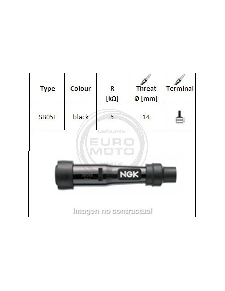 Pipa de Bujía NGK SB05F