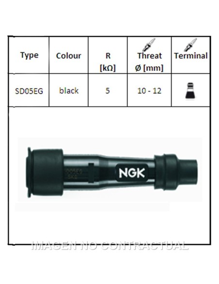 Pipa Bujía NGK SD05EG