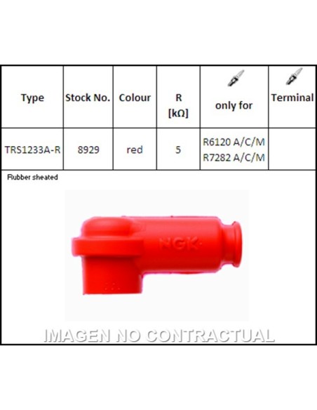 Pipa de Bujía NGK TRS1233A