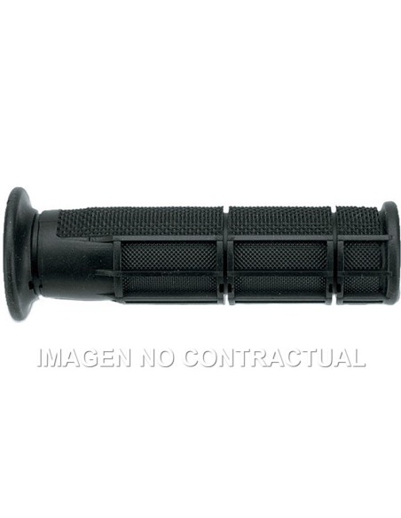 Puños Domino ATV Negros Cerrados D 22 mm L 125 mm