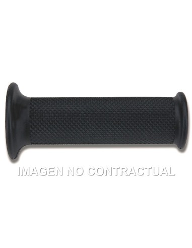 Puños Domino Dakar Negros Cerrados D 22 mm L 128 mm