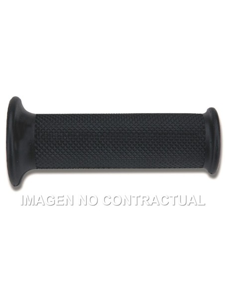 Puños Domino Dakar Negros Cerrados D 22 mm L 128 mm