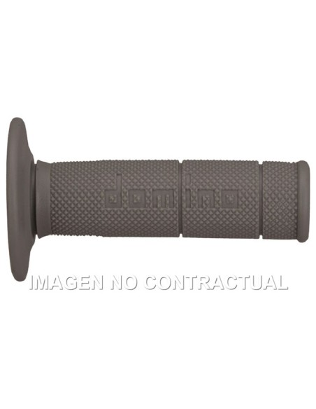 Puños Domino OFF Road Grises Cerrados D 22 mm L 118 mm