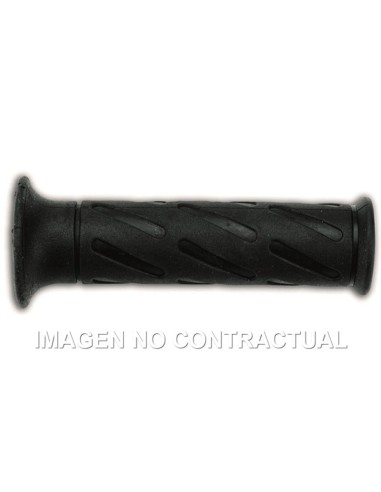 Puños Domino On Road Negros Suzuki abiertos D 22 mm L 124 mm/Izquierda y 118 mm/Derecha