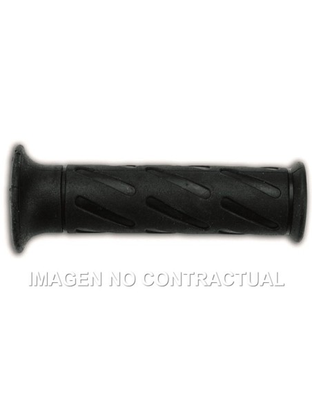 Puños Domino On Road Negros Suzuki abiertos D 22 mm L 124 mm/Izquierda y 118 mm/Derecha
