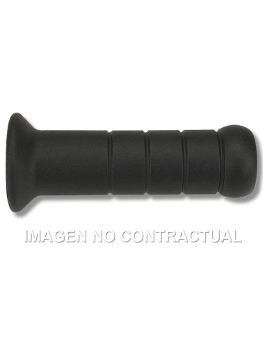 Puños Domino Scooter PVC Negros Cerrados D 22 mm L 122 mm