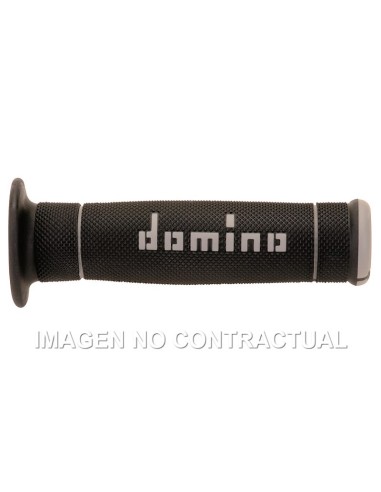 Puños Domino Trial Negro - Gris Cerrados D 22 mm L 125 mm