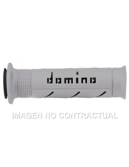 Puños Domino XM2 Super Soft Gris/Negro Abiertos D 22 mm L 120-125 mm