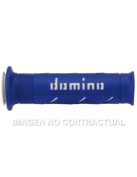 Puños Domino XM2 Super soft Azul - Blanco Abiertos D 22 mm L 120-125 mm